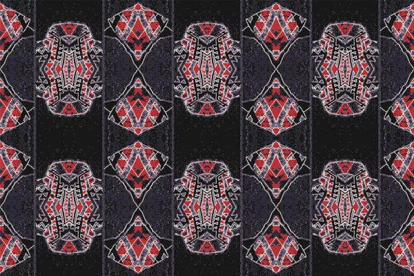 Modello Batik Senza Cuciture Modello Tribale Geometrico Assomiglia Boho Etnico — Vettoriale Stock