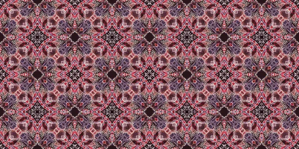 Seamless Batik Pattern Geometric Tribal Pattern Resembles Ethnic Boho Aztec — Stock Vector