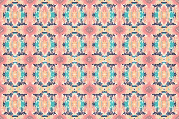 Motif Batik Sans Couture Motif Tribal Géométrique Ressemble Boho Ethnique — Image vectorielle