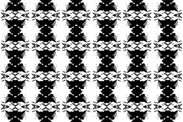 Seamless Batik Pattern Geometric Tribal Pattern Resembles Ethnic Boho Aztec — Stock Vector