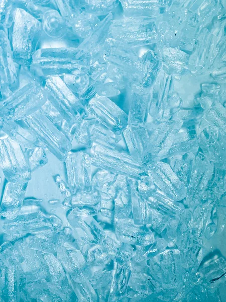 冰块的背景 冰块的质地 冰块的壁纸它让我感觉很新鲜 感觉很好 冰和冰的饮料会让我们感到放松 让我们为饮料或点心生意做准备 — 图库照片
