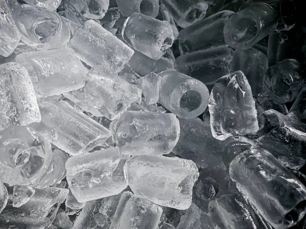 Icecubes Fundo Preto Icecubes Textura Preta Icecubes Papel Parede Preto — Fotografia de Stock
