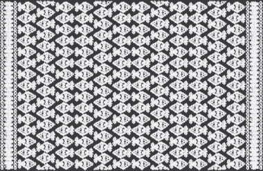 Sacral kabile etnik unsurlarıyla Geometrik vektör arka planı. Geleneksel üçgenler çingene geometrik formları kabile temalarını perdeler kumaş desenli goblen baskıları