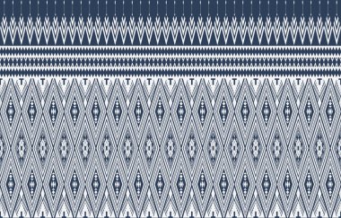 Çingene desenli etnik motifler geometrik vektör arka planı. Çingene geometrik şekiller cinler kabile motifleri kumaş baskı geleneksel üçgenler tasarımı