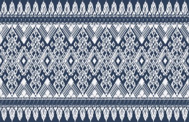 Çingene desenli etnik motifler geometrik vektör arka planı. Çingene geometrik şekiller cinler kabile motifleri kumaş baskı geleneksel üçgenler tasarımı