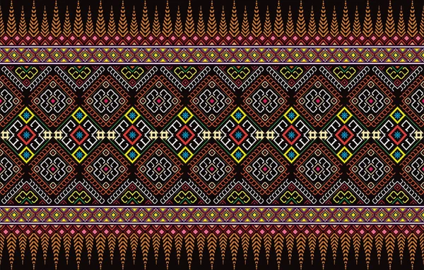 部族の縞模様シームレスパターン アステカ幾何学的ベクトル背景 繊維デザイン アクセサリー 装飾紙の製造のためのウェブデザインで使用することができます — ストックベクタ