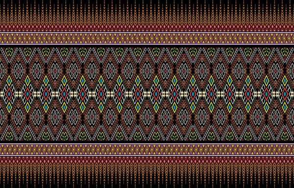 부족의 줄무늬가 솔기없는 아스텍 기하학 디자인 액세서리 장식용 종이만드는 디자인에 — 스톡 벡터