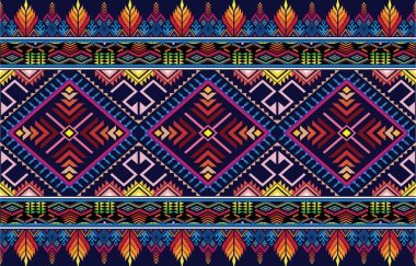Kabile çizgili, pürüzsüz desen. Aztek geometrik vektör arkaplanı. Tekstil tasarımında, giysi, aksesuar, dekoratif kağıt, ambalaj, zarf, sırt çantası vs. yapımında kullanılabilir..