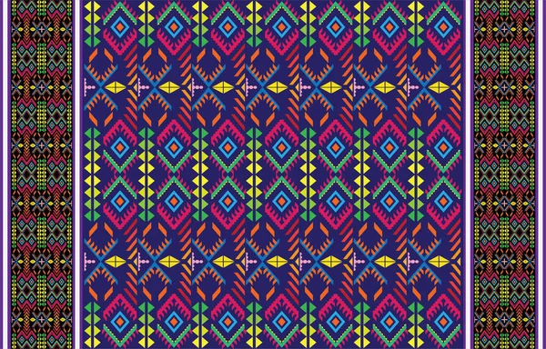 Tribal Aztec Druckvorlage Für Stoff Und Papier Nahtloses Muster Boho — Stockvektor