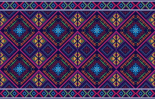 Plantilla Tribal Impresión Azteca Para Tela Papel Patrón Sin Costuras — Vector de stock