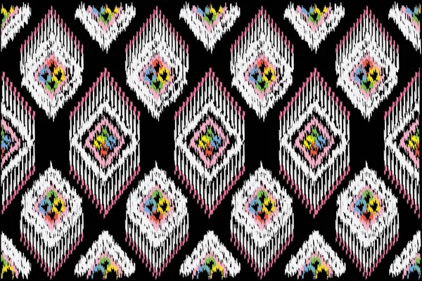 Modèle Tsigane Motifs Ethniques Tribaux Fond Vectoriel Géométrique Doodle Formes — Image vectorielle