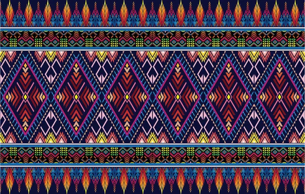 Племінний Смугастий Візерунок Ацтекський Геометричний Векторний Фон Може Бути Використана — стоковий вектор