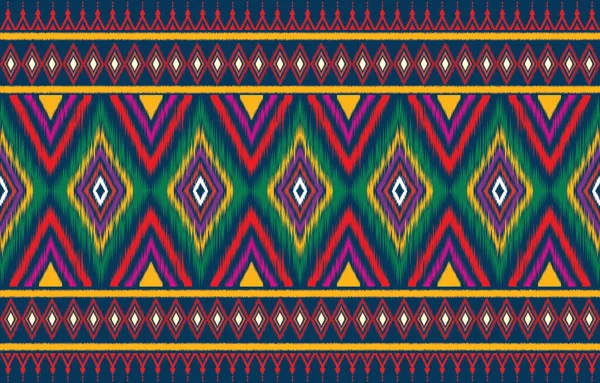 Peruvian American Indian Pattern Tribal Ethnic Motifs Geometric Vector Background — Stock Vector