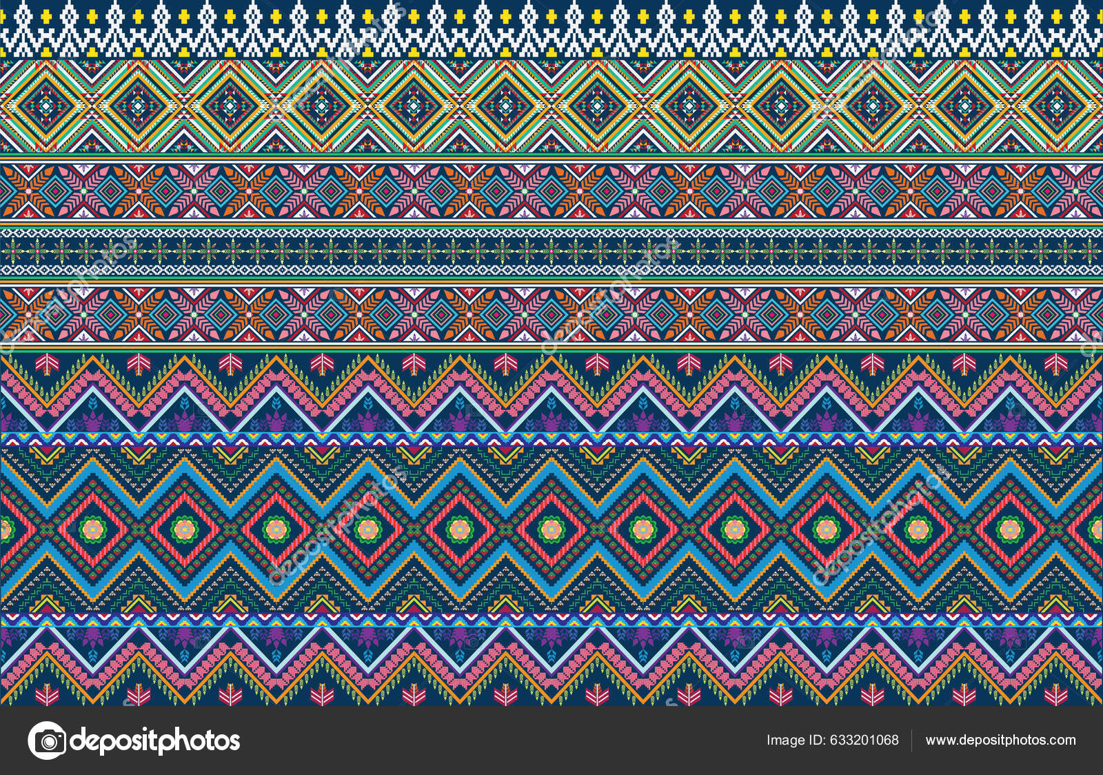 Aztec Ethnic Background Design Vector Seamless Pattern Traditional Motifs  Illustrated Stock Vector by ©gantofficialstore@gmail.com 633201068, image size:1600x1124