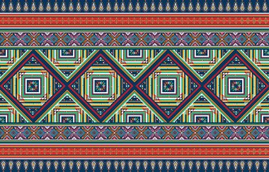 Sacral kabile motifleri geometrik vektör arka planı. Güzel çingene geometrik şekiller kabile motifleri kumaş desenleri geleneksel üçgen desenli geleneksel desenler