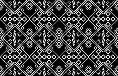 Kusursuz bir şablonu olan Aztek etnik arka plan tasarım vektörü. Geleneksel motifler gösterilir. Kusursuz şablon elementi