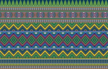 Seamless Textures with ethnic patterns. Navajo geometric abstract print. Decorative decoration with a rustic feel. The design is inspired by Native Americans. Colors are black and white.