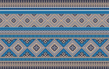 Sacral kabile etnik unsurlarıyla Geometrik vektör arka planı. Geleneksel üçgenler çingene geometrik formları kabile temalarını perdeler kumaş desenli goblen baskıları