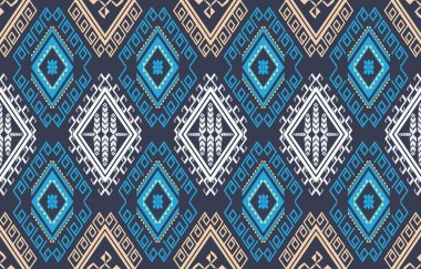 Sacral kabile etnik unsurlarıyla Geometrik vektör arka planı. Geleneksel üçgenler çingene geometrik formları kabile temalarını perdeler kumaş desenli goblen baskıları