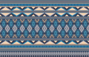 Sacral kabile etnik unsurlarıyla Geometrik vektör arka planı. Geleneksel üçgenler çingene geometrik formları kabile temalarını perdeler kumaş desenli goblen baskıları