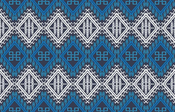 Patrón Ikat Sin Costuras Fondo Abstracto Para Diseño Textil Papel —  Fotos de Stock