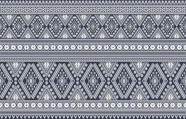 Geometric Ethnic Pattern Seamless Design Background Wallpaper Fabric Textile — Stock Photo, Image