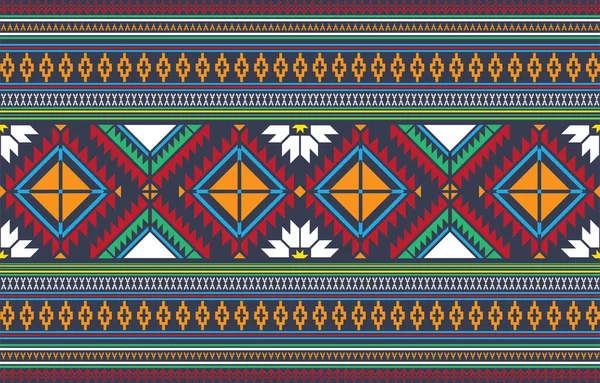 Géométrique Ethnique Oriental Motif Sans Couture Traditionnelle Design Pour Arrière — Photo