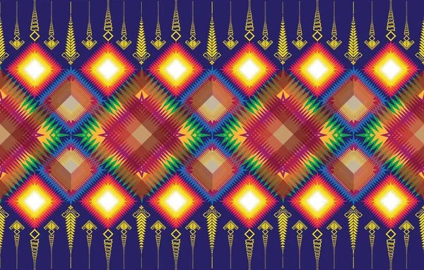 Бесшовные Текстуры Этническими Узорами Геометрическая Абстрактная Печать Навахо Декоративное Оформление — стоковый вектор