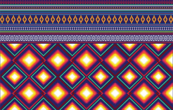 Fond Vectoriel Géométrique Avec Des Éléments Ethniques Tribaux Sacrés Triangles — Image vectorielle