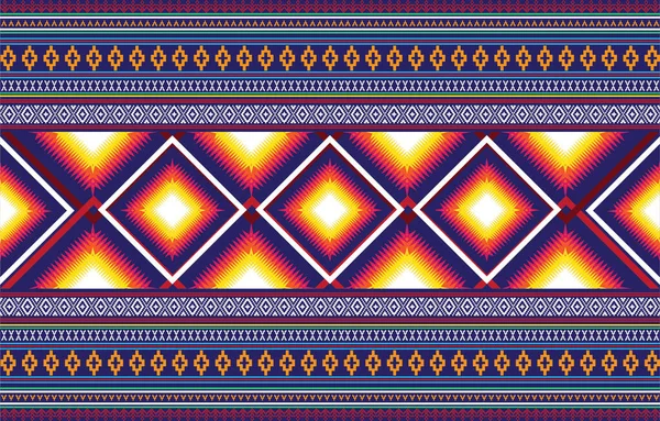 Geometrische Vectorachtergrond Met Sacrale Tribale Etnische Elementen Traditionele Driehoeken Zigeuner — Stockvector