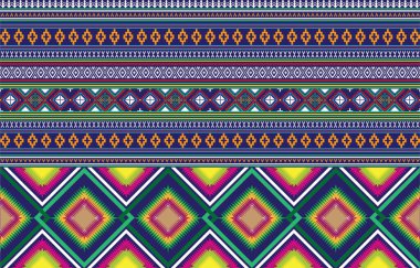 Kusursuz bir şablonu olan Aztek etnik arka plan tasarım vektörü. Geleneksel motifler gösterilir. Kusursuz şablon elementi