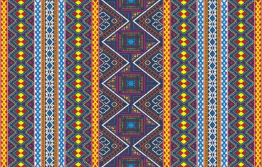 Arkaplan, halı, duvar kağıdı, giysi, ambalaj, kumaş, Vektör çizimi için geleneksel geometrik etnik doğulu desen. Nakış.