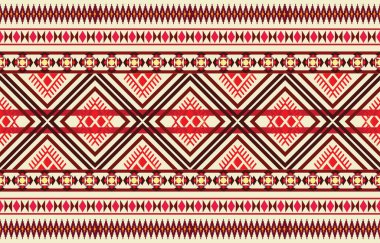 Kusursuz bir şablonu olan Aztek etnik arka plan tasarım vektörü. Geleneksel motifler gösterilir. Kusursuz şablon elementi