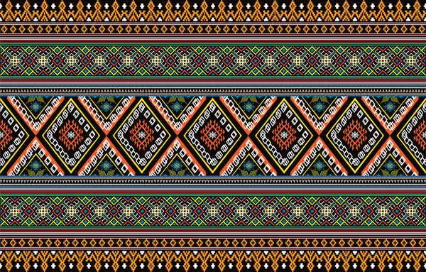 Etnický Monochromatický Bezproblémový Vzor Pozadí Aztéckými Geometrickými Vzory Tisk Kmenovým — Stock fotografie
