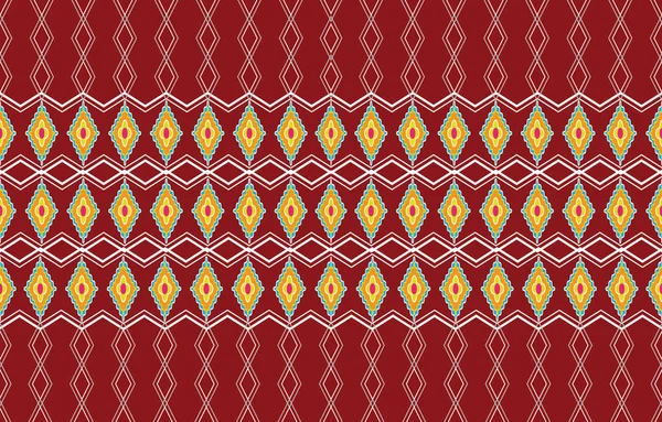 Geometrische Vectorachtergrond Met Sacrale Tribale Etnische Elementen Traditionele Driehoeken Zigeuner — Stockfoto