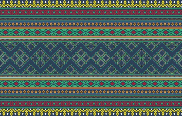 Geometryczne Tło Wektorowe Sakralnymi Elementami Plemiennymi Tradycyjne Trójkąty Cygańskie Formy — Zdjęcie stockowe