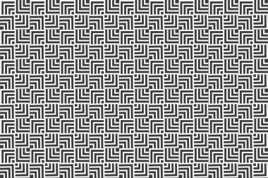 Etnik tek renkli, kusursuz desen. Aztek geometrik desenli bir arka plan. Kabile temalı bir baskı. Navajo halkından kumaş. Modern tarzda soyut duvar kâğıdı. Vektör biçiminde resimleme. Kağıt için tekstil tasarımı.