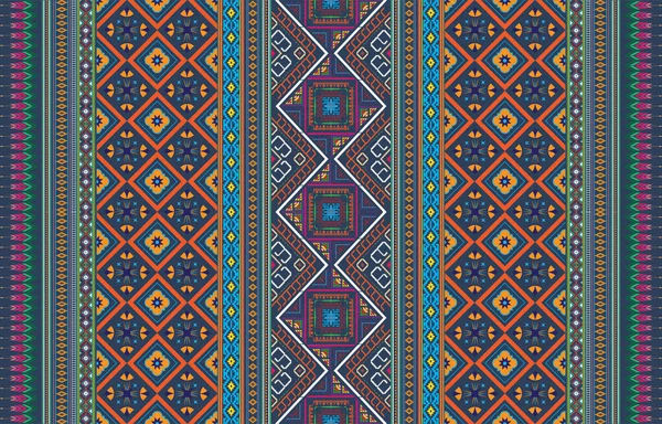 stock image Geometric vector background with sacral tribal ethnic elements. Traditional triangles gypsy geometric forms sprites tribal themes apparel fabric tapestry print