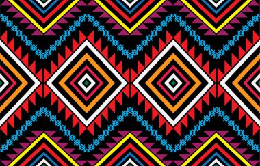 Arkaplan, halı, duvar kağıdı, giysi, ambalaj, kumaş, Vektör çizimi için geleneksel geometrik etnik doğulu desen. Nakış.