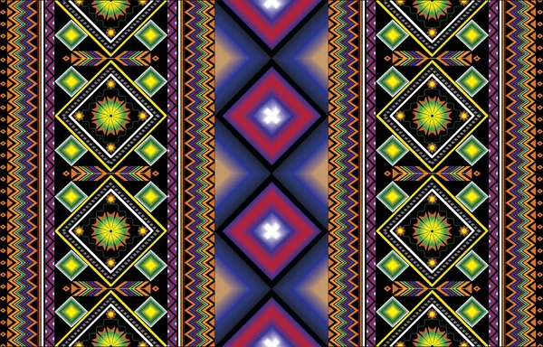 Tribal Ethnic Themes Geometric Seamless Background Peruvian American Indigenous Pattern — Stock Photo, Image