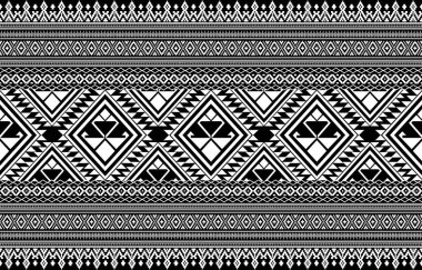 Sacral kabile etnik unsurlarıyla Geometrik vektör arka planı. Geleneksel üçgenler çingene geometrik formları kabile temalarını perdeler kumaş desenli goblen baskıları