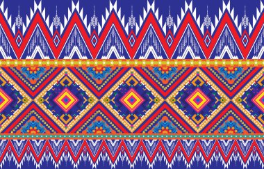 Geometrik folklor süsünü elmaslarla donatmak. Kabile etnik vektör dokusu. Aztek tarzında kusursuz çizgili desen. Halka açık nakış. Hintli, İskandinav, Çingene, Meksikalı, Afrika halısı.