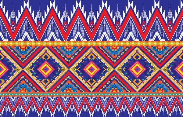 Ikat Ornamento Folclore Geométrico Com Diamantes Textura Vetorial Étnica Tribal Fotos De Bancos De Imagens
