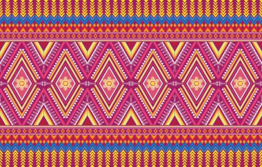 kabile pastel çok renkli pastel Navajo kusursuz vektör deseni. Aztek soyut geometrik sanat baskısı sofistike bir Aztek tarzında. Etnik unsurlara sahip vektör geçmişi. Duvar kağıdı, kumaş, kağıt, kapak