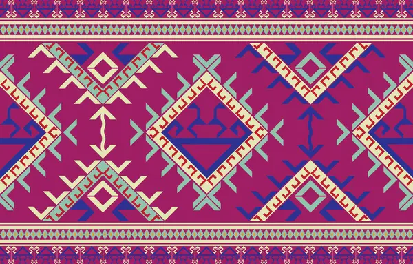 stock image tribal pastel multicolor pastel Navajo seamless vector pattern. aztec abstract geometric art print in a sophisticated aztec style. Vector background with ethnic elements. Wallpaper, fabric, paper, cover