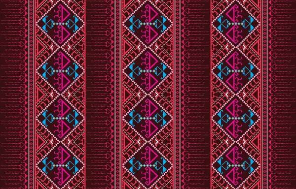stock image Geometric vector background with sacral tribal ethnic elements. Traditional triangles gypsy geometric forms sprites tribal themes apparel fabric tapestry print