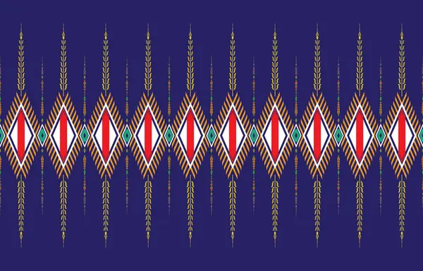 Pembe, beyaz ve siyah renklerde sorunsuz etnik köken. Vektör çizim doku.