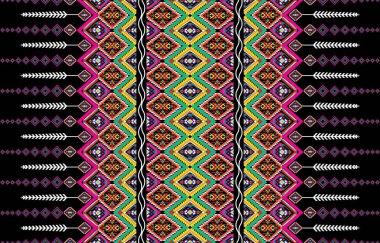 tribal pastel multicolor pastel Navajo seamless vector pattern. aztec abstract geometric art print in a sophisticated aztec style. Vector background with ethnic elements. Wallpaper, fabric, paper, cover, textile,  clipart