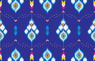 Indonesian pattern tribal ethnic motifs geometric seamless vector background. Modern indonesian tribal motifs clothing fabric textile print traditional design with triangle and rhombus shapes. clipart