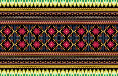 Kabile çizgili, pürüzsüz desen. Aztek geometrik vektör arkaplanı. Tekstil tasarımında, giysi, aksesuar, dekoratif kağıt, ambalaj, zarf, sırt çantası vs. yapımında kullanılabilir..